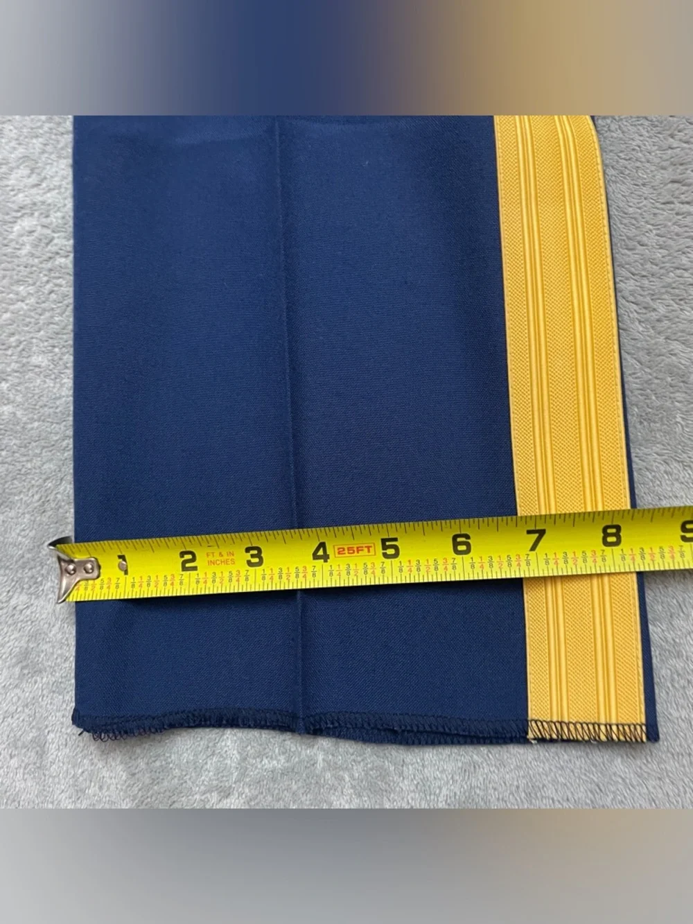 Marlow White Army Officer Pants 32R Yellow Stripe Army Service Cavalry Uniform